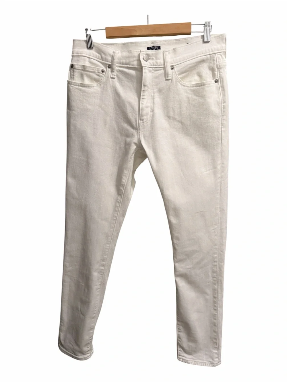 J. Crew Men’s Skinny White Jeans